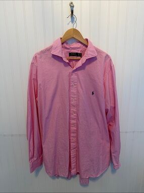 Polo by Ralph Lauren Pink Long-Sleeve Button-Down Shirt